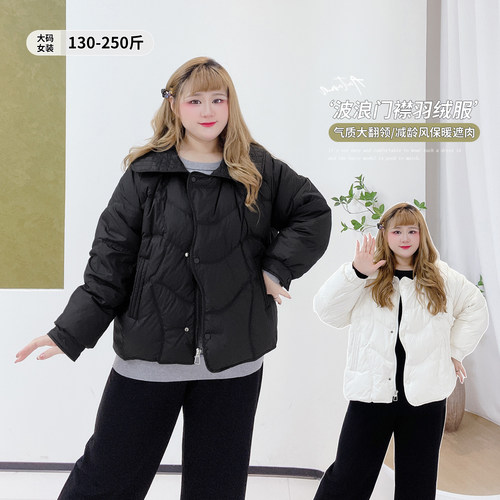 别致风显瘦娃娃领百搭保暖羽绒服