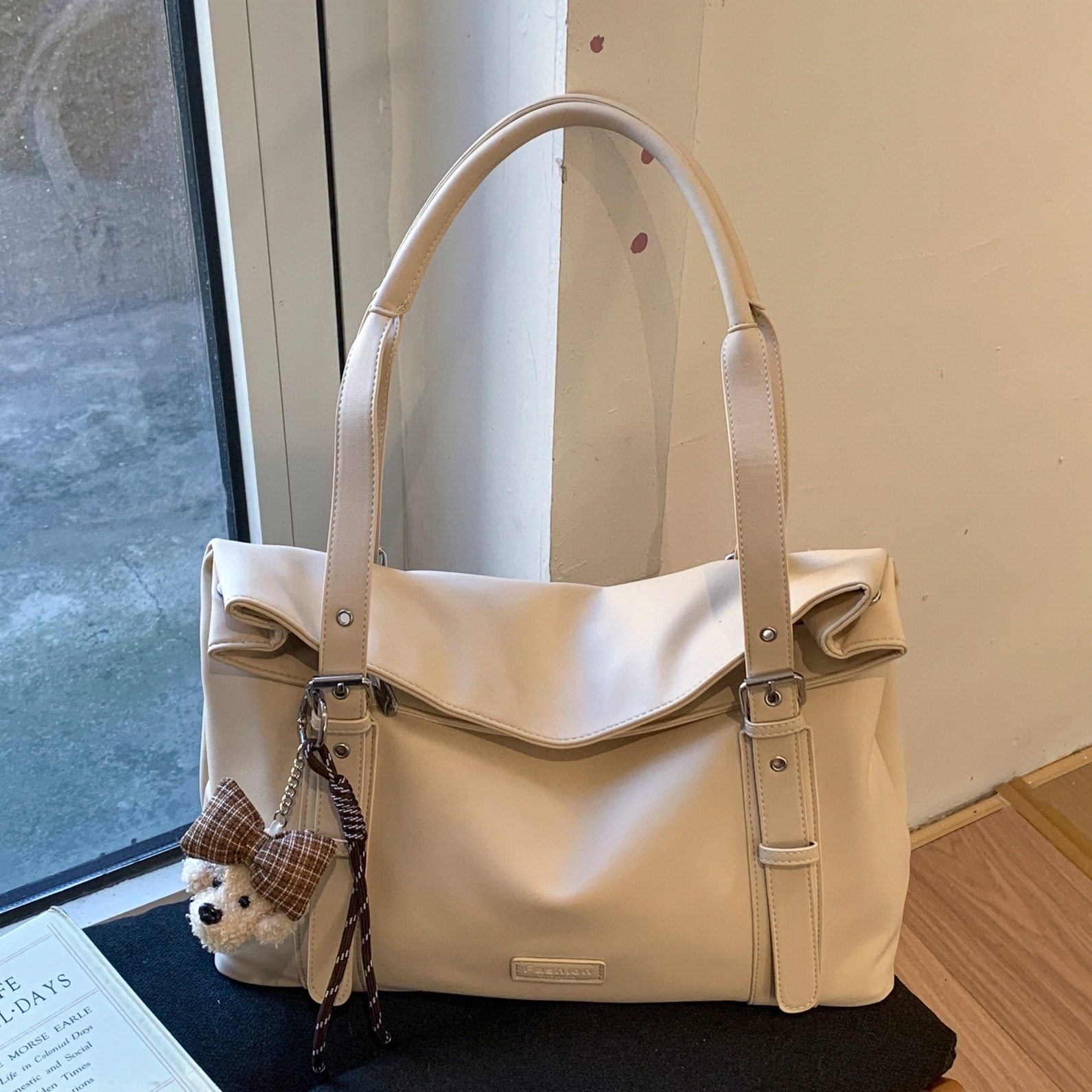 高级感大容量美拉德上班通勤手提包小众设计2026新款潮百搭托特包,箱包皮具/热销女包/男包,单肩包,淘宝优惠券,粉丝福利购,淘宝优惠卷