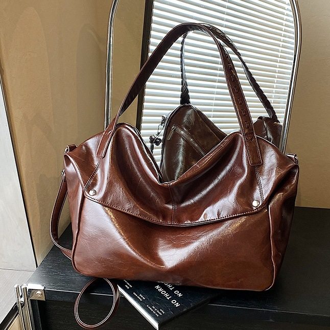 复古大容量包包2026新款潮时尚女包通勤单肩包高级质感斜挎托特包,箱包皮具/热销女包/男包,单肩包,淘宝优惠券,粉丝福利购,淘宝优惠卷