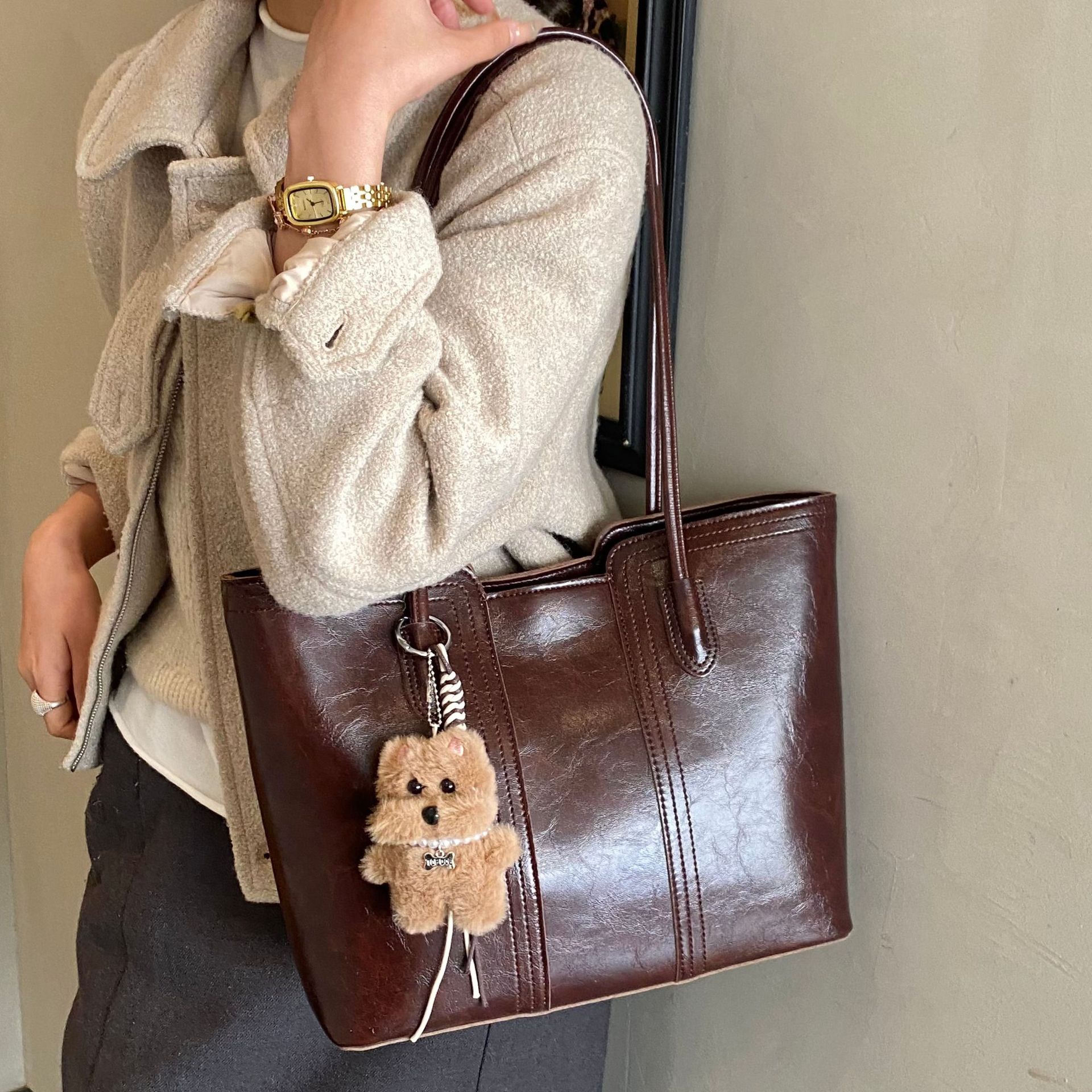 复古高级感包女大容量2025