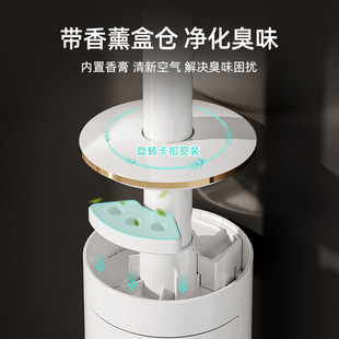 厕所清洁神器！新款壁挂式马桶刷一次性刷子无死角替换头超值装