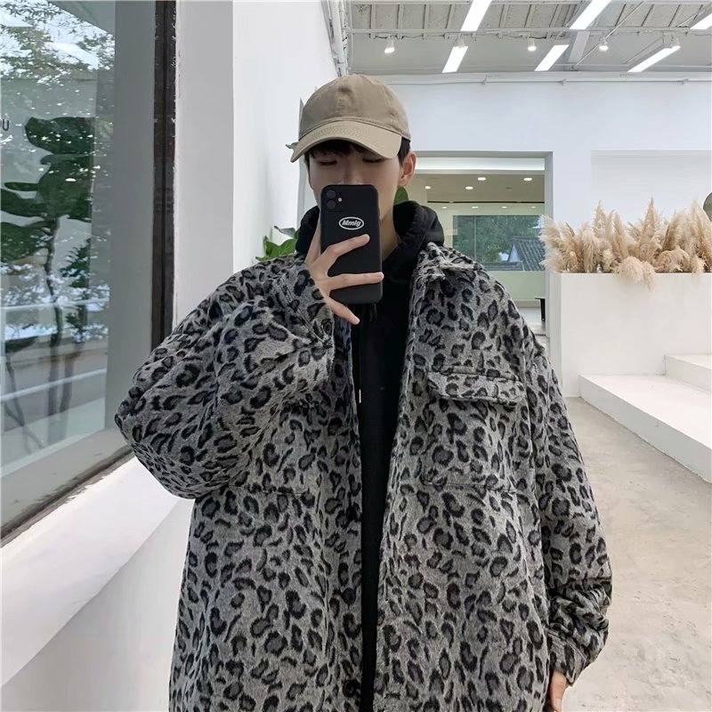 Leopard Coat winter wool