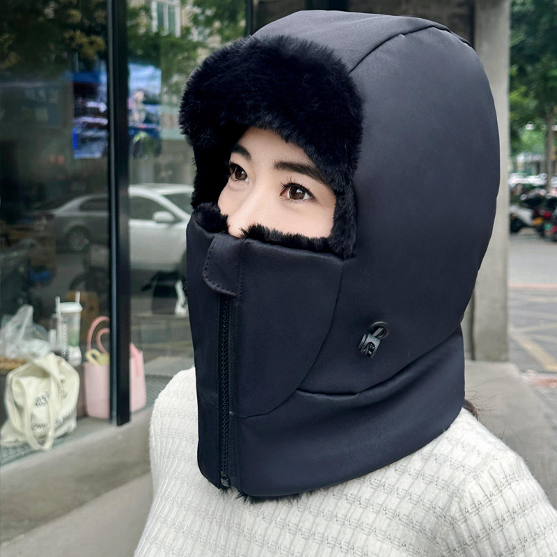 雷锋帽冬季保暖加绒加厚户外