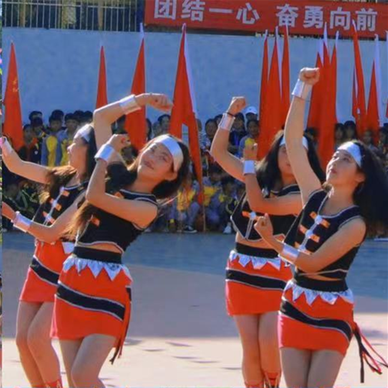 民族舞台装佤族贵州云南演出服