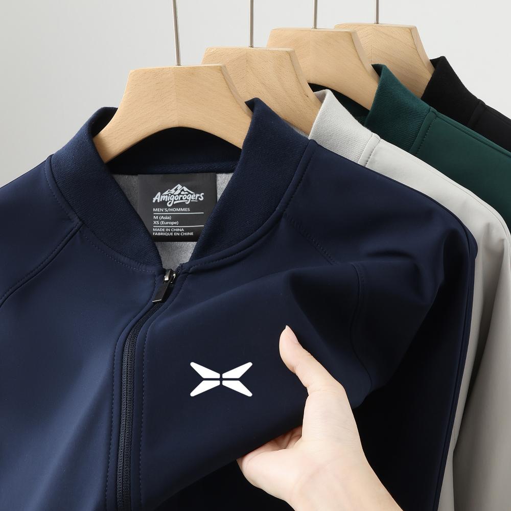 商务夹克拉链工作服定制印log卫衣定制/加工