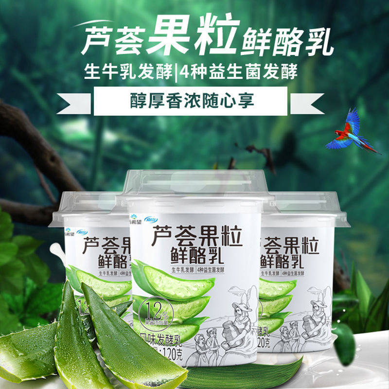 新希望芦荟果粒益生菌发酵酸奶