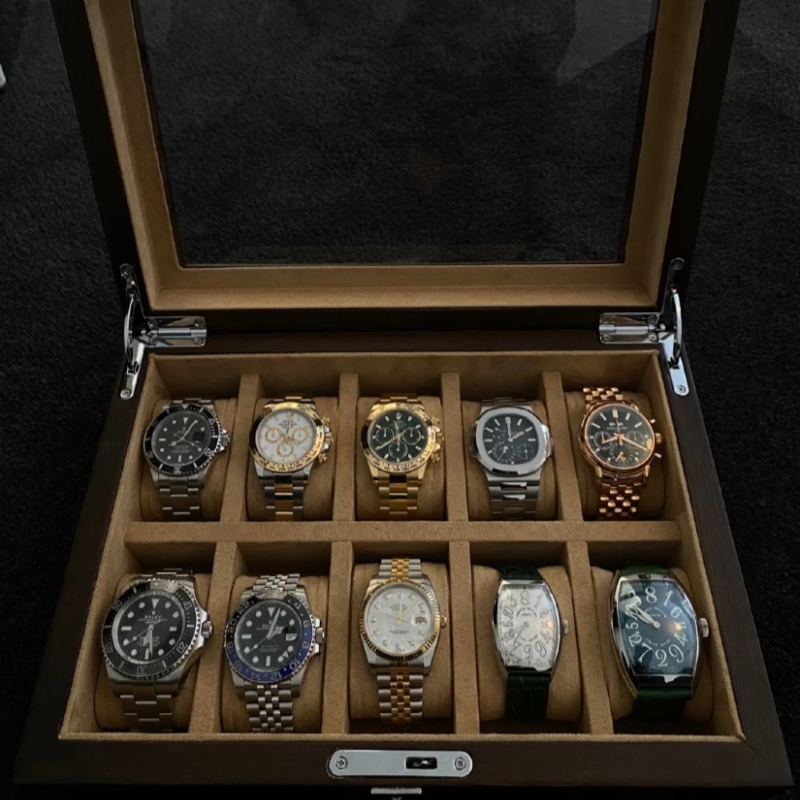 复刻经典黑劳绿劳蓝针气球情侣表