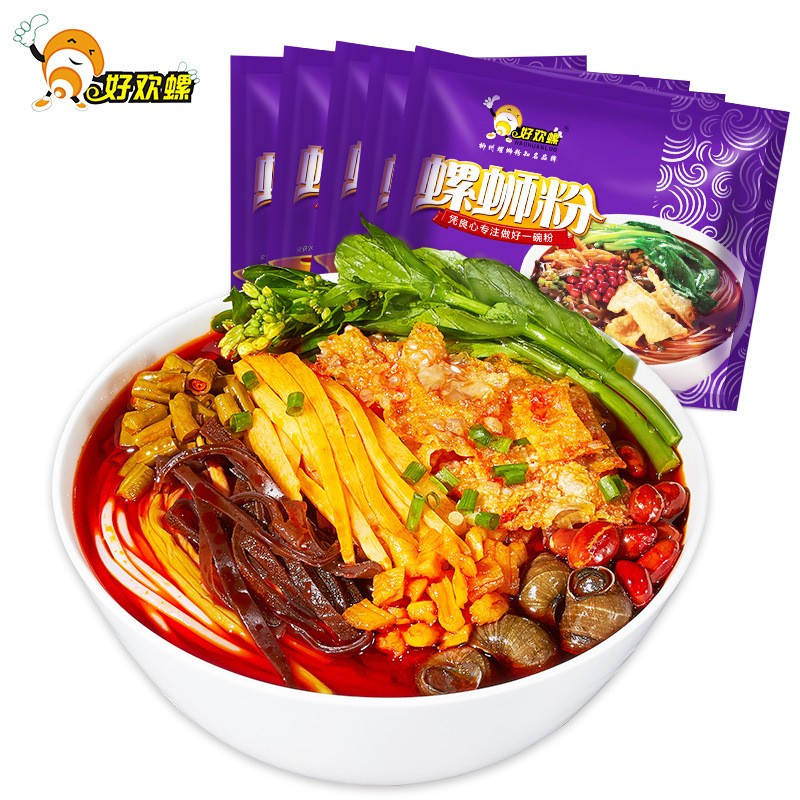 好欢螺螺狮粉300g*2袋装 经典原味李海龙麻辣烫螺丝粉零食夜宵