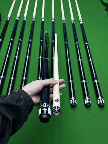 新款鲲鹏高版本复刻杆大头杆北美枫木1/2分体台球杆中式黑八台球