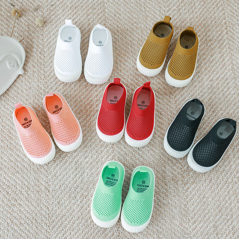 新款男女宝宝网面套脚舒适袜子鞋低帮饼干鞋纯色飞织板鞋,女鞋,时尚休闲鞋,淘宝优惠券,粉丝福利购,淘宝优惠卷