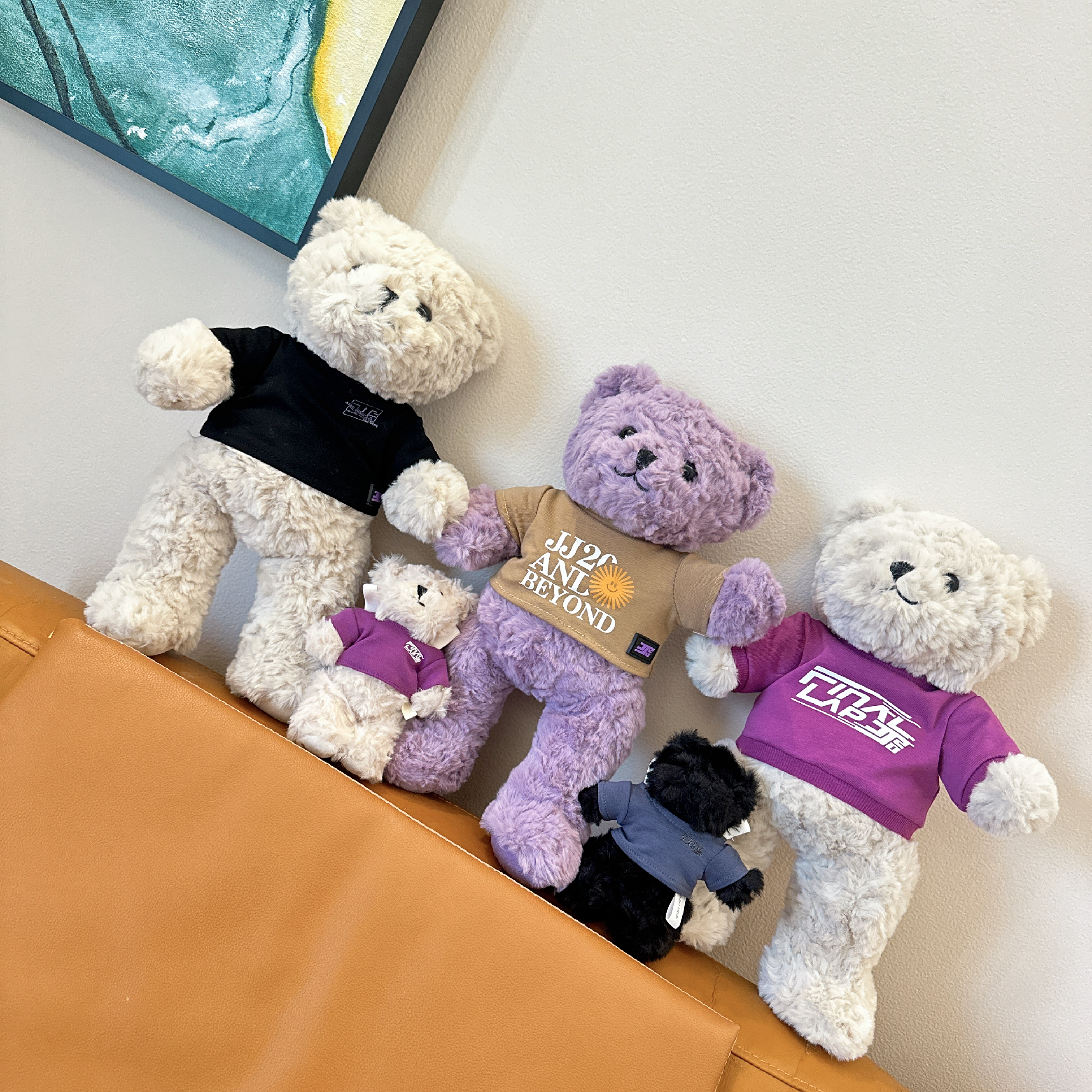 林俊杰JJ20演唱会周边同款Bear来爱唯林布莱克娃娃迷你公仔熊胖宝