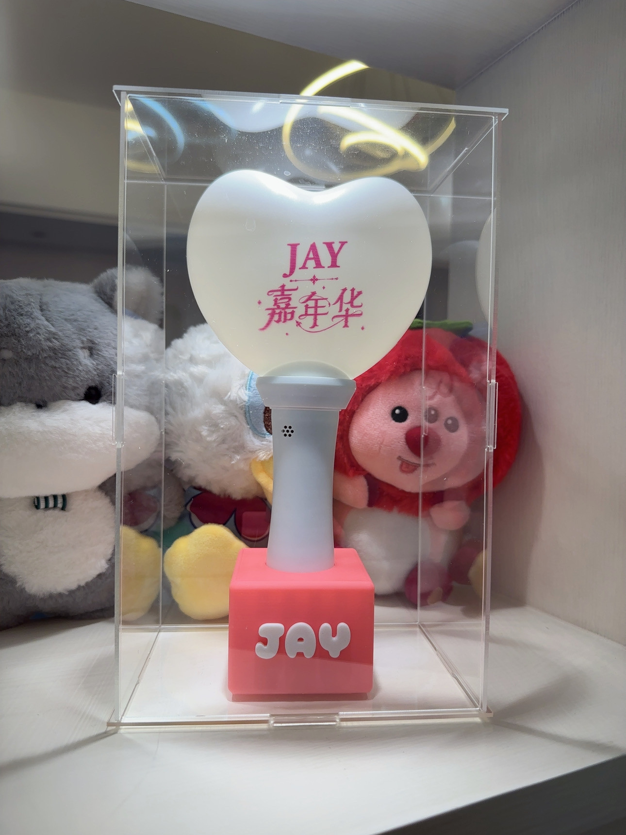 周杰伦烟花杭州演唱会嘉年华同款应援荧光棒爱丽棒立牌支架底座图片