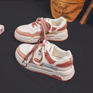 厚底小白鞋 韩版 百搭跑步休闲运动时尚 2024春秋新款 女HW2007 板鞋