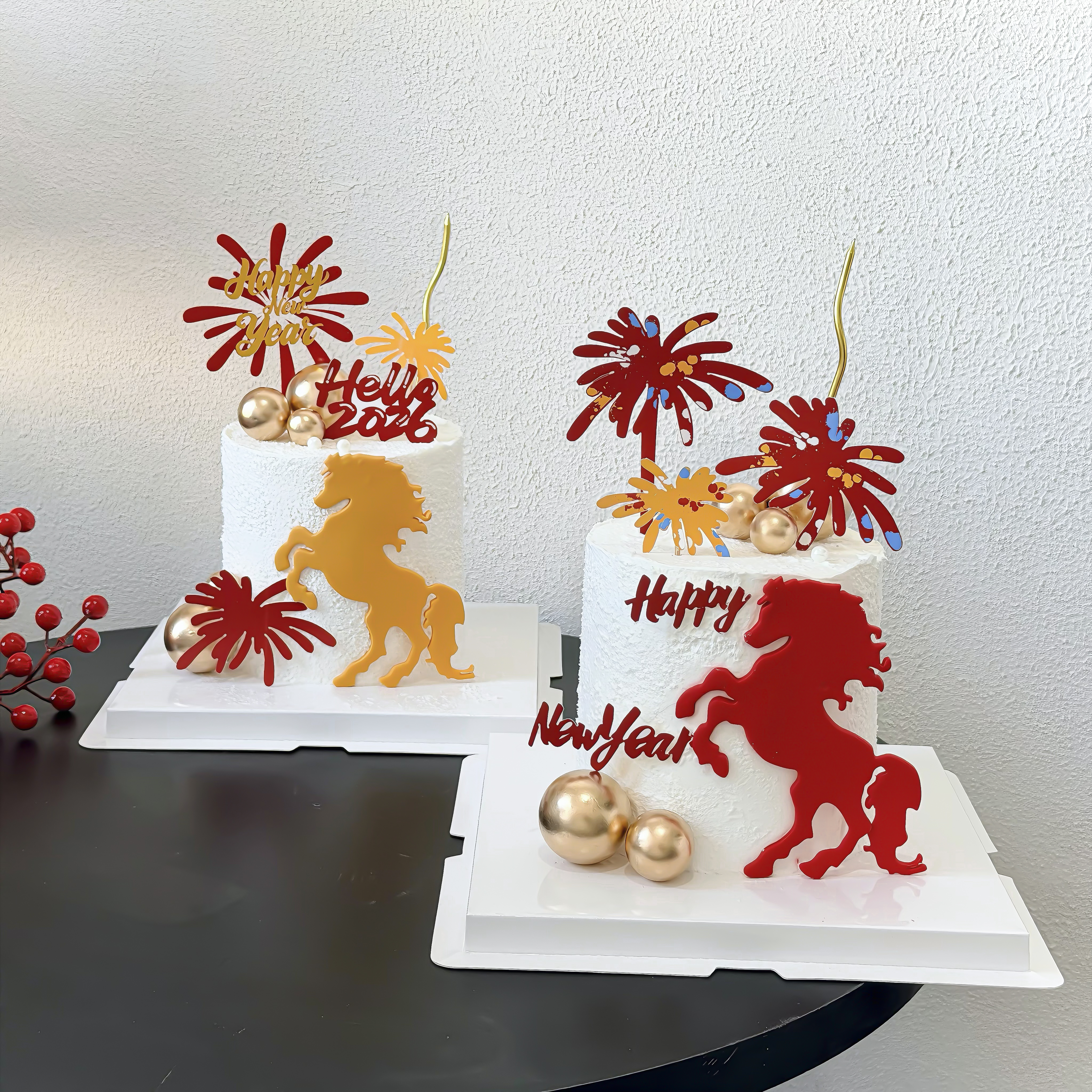 马到成功！2026新年翻糖刻字模具