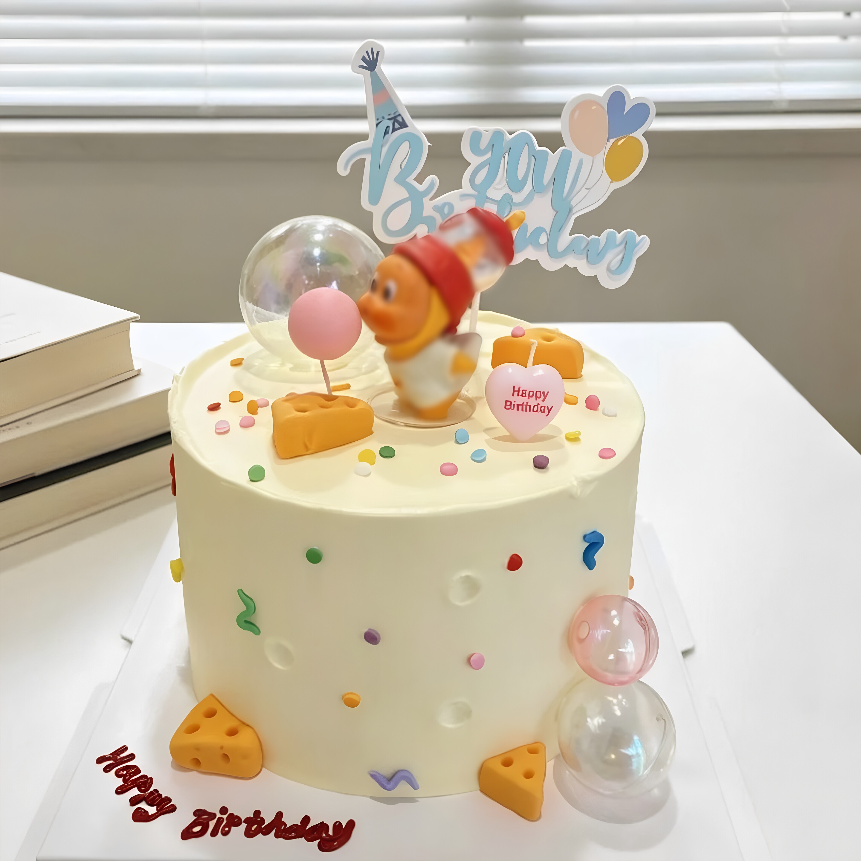 卡通蜡烛星空人蛋糕装饰摆件吹泡泡星星人蛋糕儿童生日烘焙插件图片