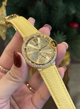 2026新款女表小众轻奢气质镶钻卡家气球手表女网红小金表新年礼物