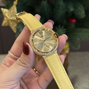 2026新款女表小众轻奢气质镶钻卡家气球手表女网红小金表新年礼物