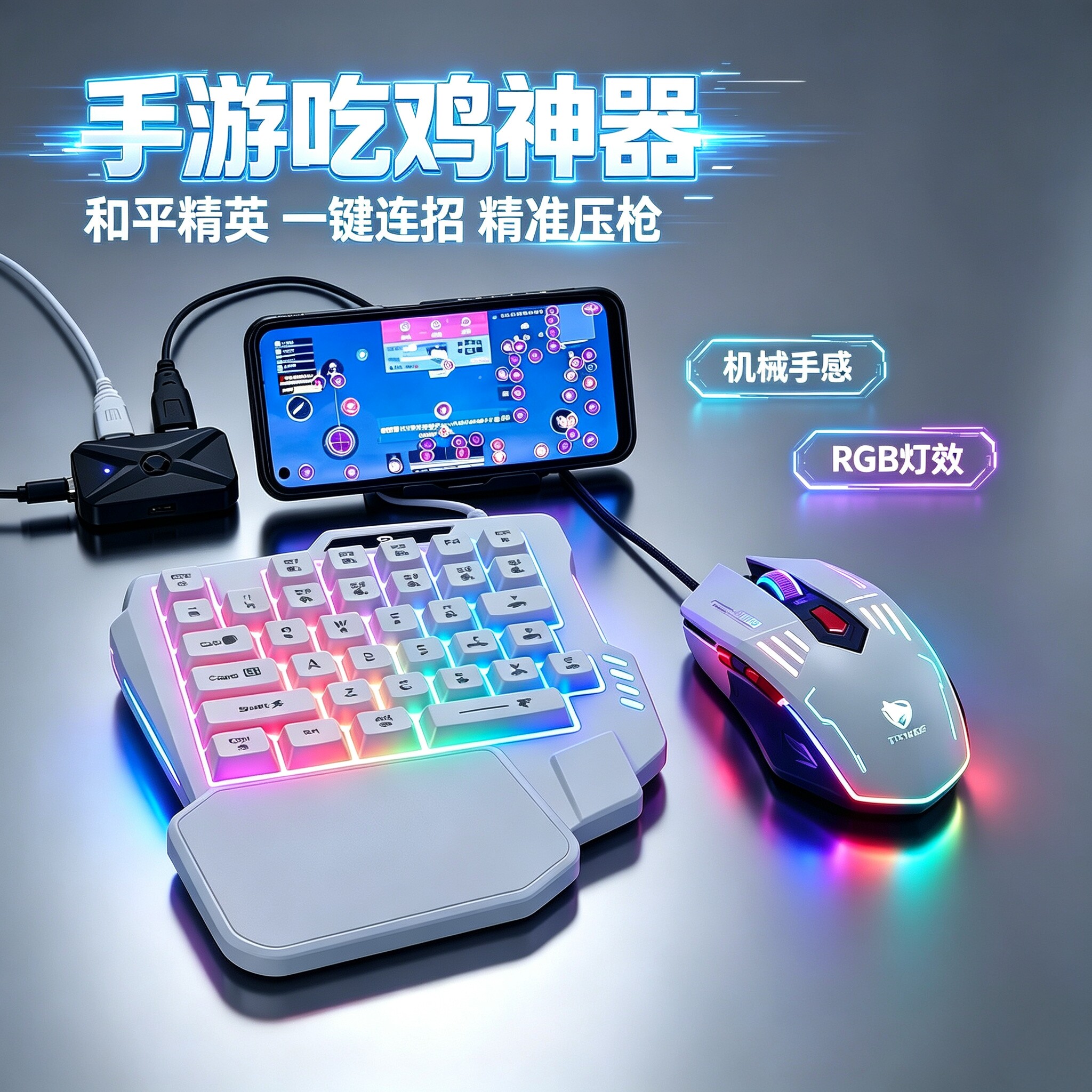 王座手游神器手机暗区键盘鼠标和平三角洲外设失控进化转换器cf