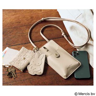 杂志附录 可爱米兔 斜挎手机包 硬币包 卡包 三连包多功能三件套