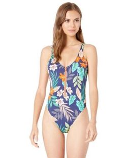 Австралия Ниша Хо*Би прибой служить дайвинг свежий печать грудь молния безрукавный высокая крест ноги сиамский купальный костюм