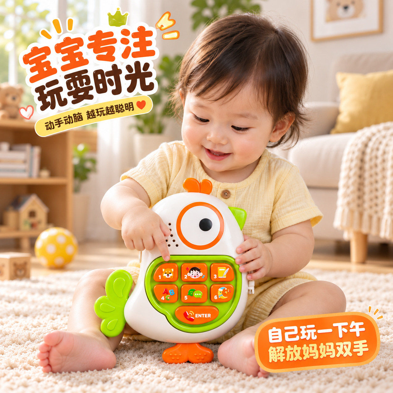 儿童早教仿真手机玩具益智早教