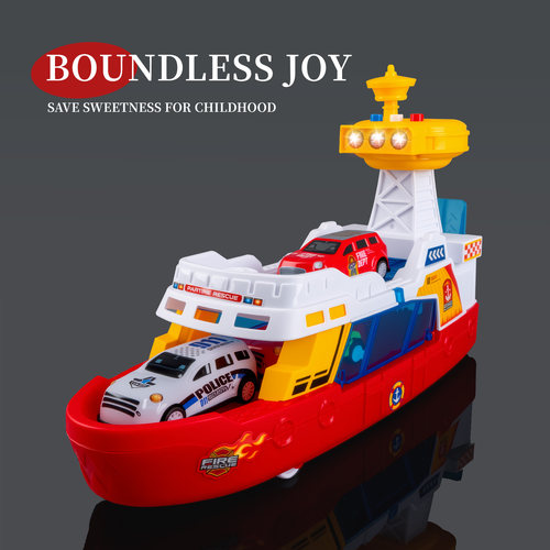 玩具船儿童大轮船模型仿真2025新款电动游轮男孩生日礼物网红爆款