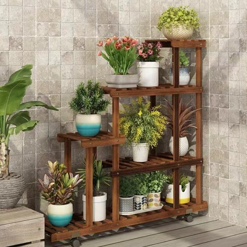 辈辈爱室内实木质花架子