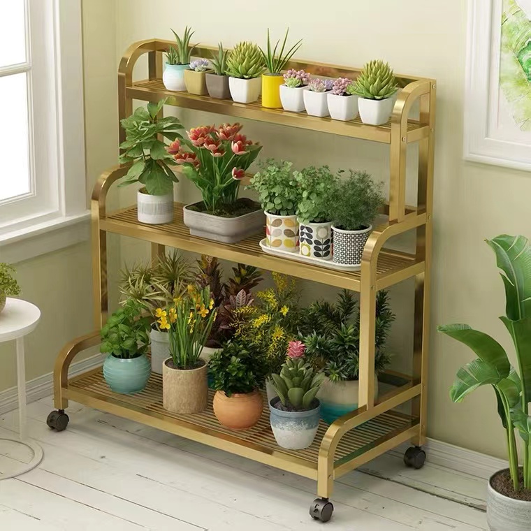 辈辈爱北欧铁艺多层花架子