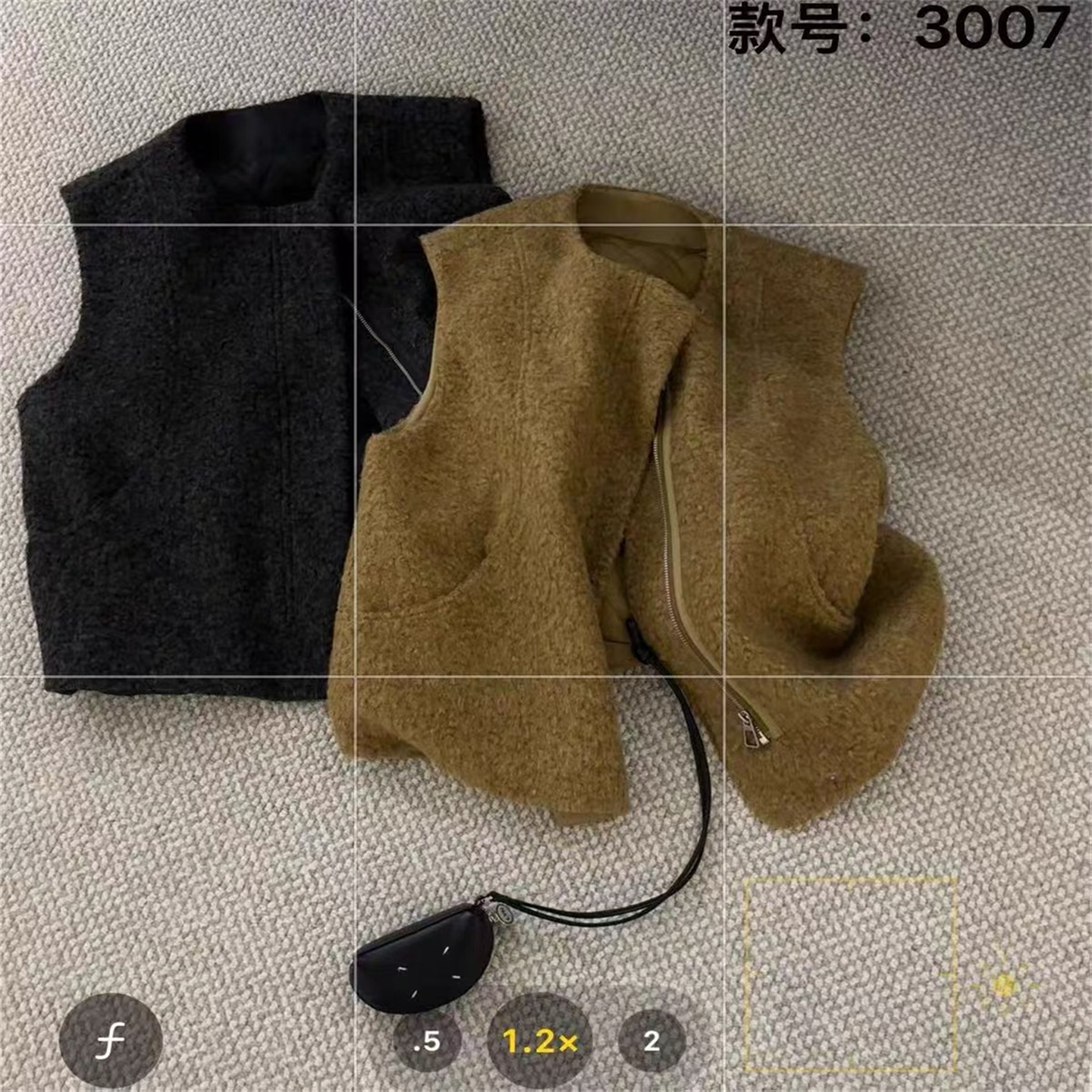 夹棉马甲显瘦坎肩背心55SM3007