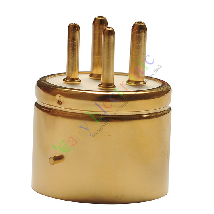 全新4脚电子管管座300B-GG管基管脚全镀金适用U4A 300B 811等