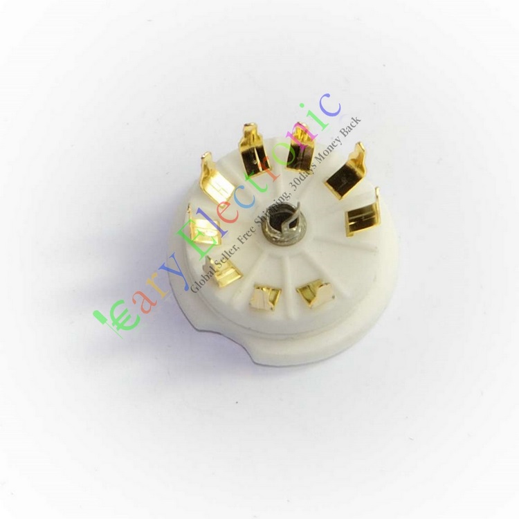 小9脚电子管座，适用于12AX7，12AT7，12AU7，ECC83，ECC82，E88CC，6922，6p1，6p14，6n1，6N2，6N3，6n11等