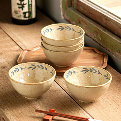 复古5寸陶瓷饭碗高颜值新款