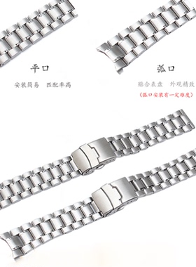 适用于卡西欧手表MTP-1370D/L 1380D/L 不锈钢 男 钢带 表带 表链