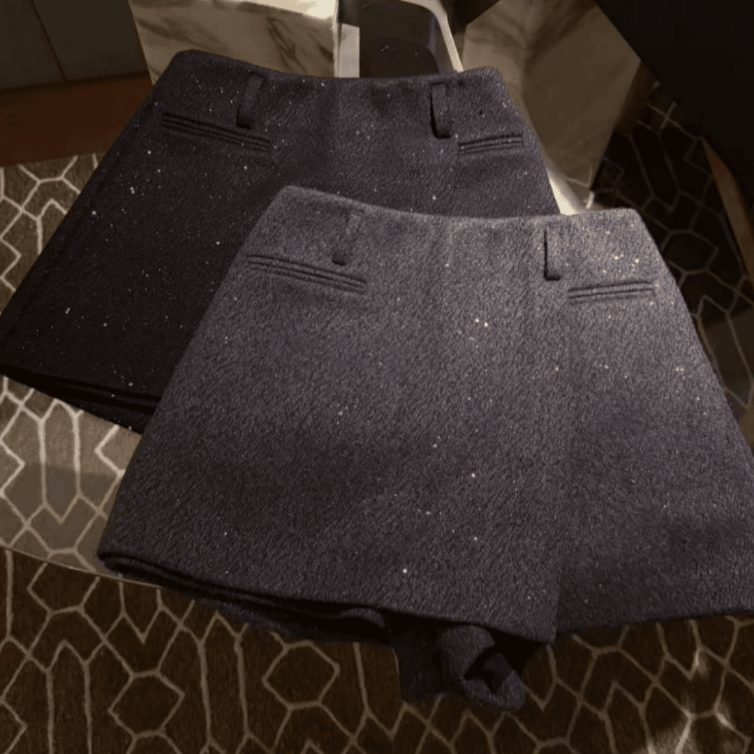 韩系满天星百搭裤裙女2025年冬季新款梨形高腰显瘦半身裤裙,女装/女士精品,大码半身裙,淘宝优惠券,粉丝福利购,淘宝优惠卷