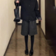 五分裤 女秋冬新款 高腰显瘦时尚 灰色毛呢短裤 百搭减龄休闲阔腿裤 子