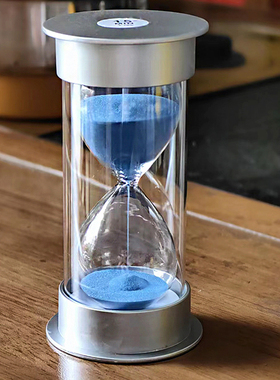 银款高亮丽沙漏10/20/30分钟计时器儿童学习时间自律高考毕业礼物