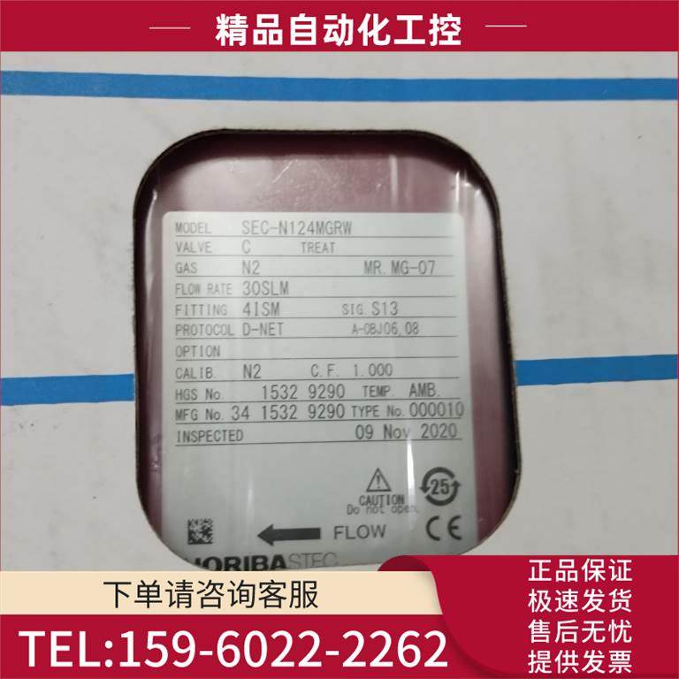 SEC-N124MGRW，N2，30SLM，HORIBA厚礼博气体流控制器 流量计【议