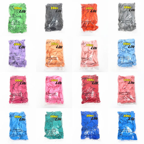 整包50只昊霖18寸圆形乳胶气球