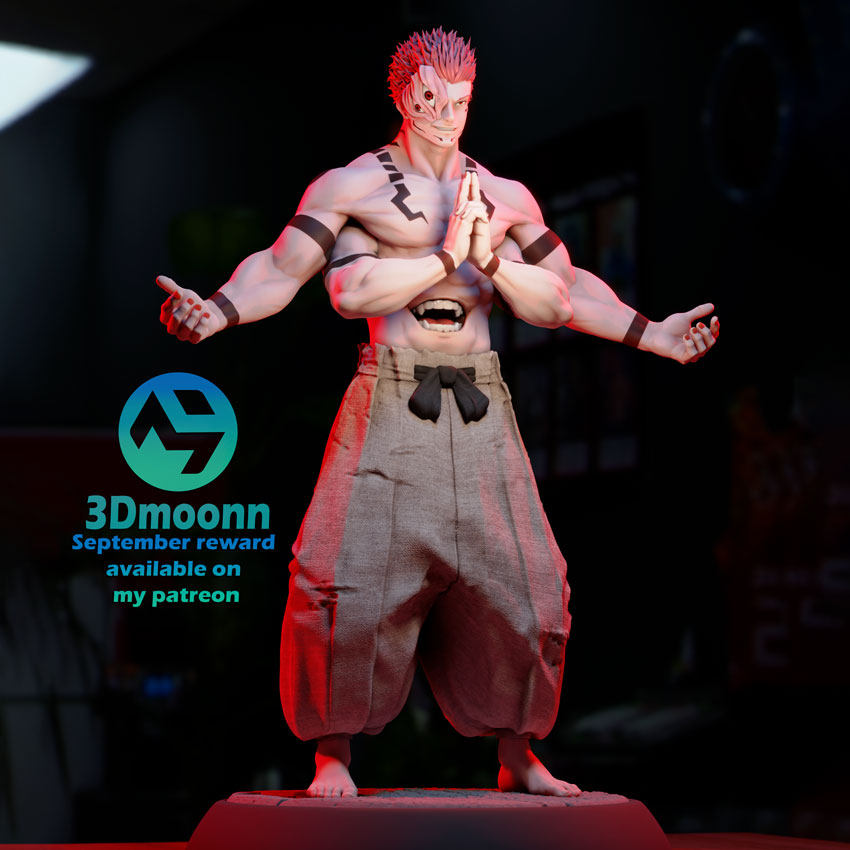 Sukuna 3D Model | Direct from China | Taobao Price - Product image 2