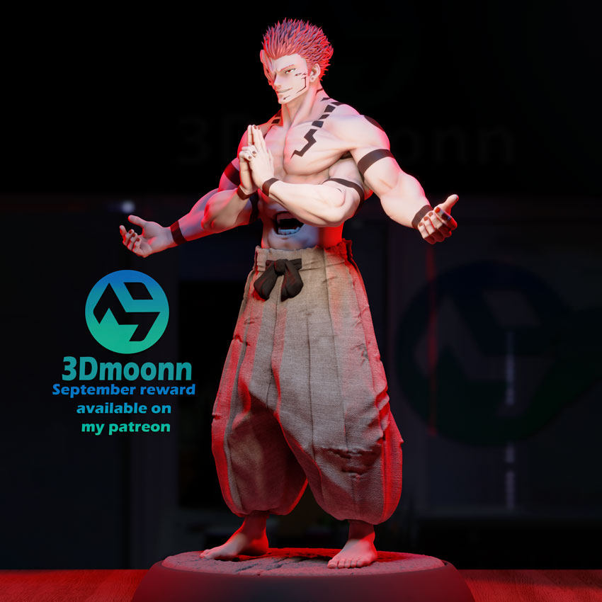 Sukuna 3D Model | Direct from China | Taobao Price - Product image 3