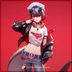 Zenless Zone Zero Ellen Joe Shark Maid 3D Printing Model Stl Data File