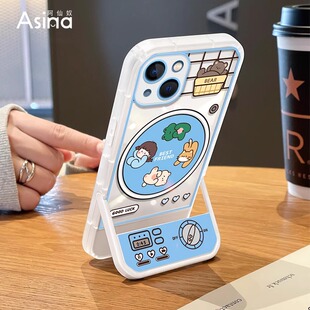 a03可爱a12防摔a23硅胶a31女a33全包a54 隐形支架note10pro新款 青蛙洗衣机适用三星s22ultra手机壳s21fe s20