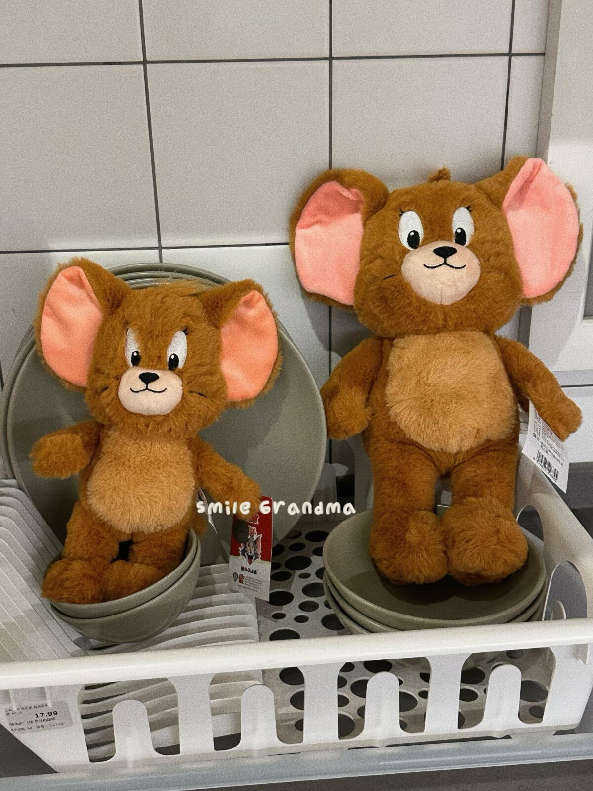 톰과 제리 인형 귀여운 톰 고양이 제리 마우스 인형 플러시 장난감 잠자는 베개 생일 선물