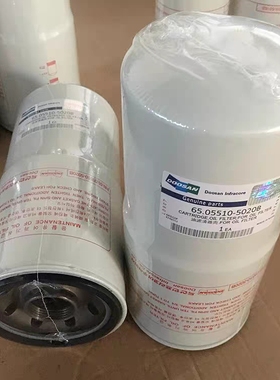 65.05510-5020B机油滤芯 适用斗山大宇挖掘机发电机组机油滤清器