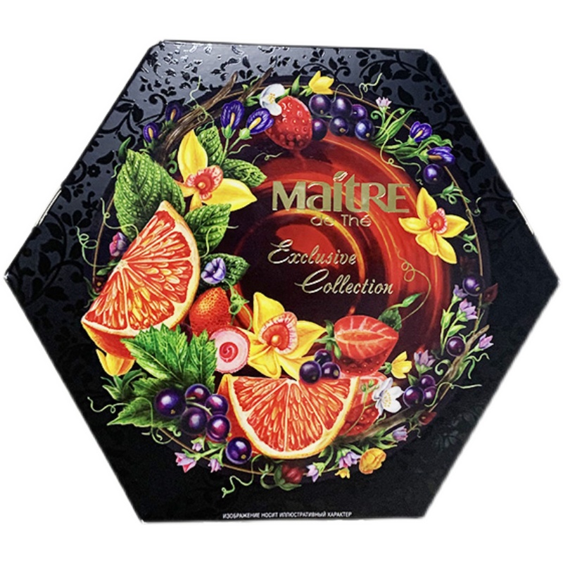 俄罗斯进口花果茶无糖领航者红茶