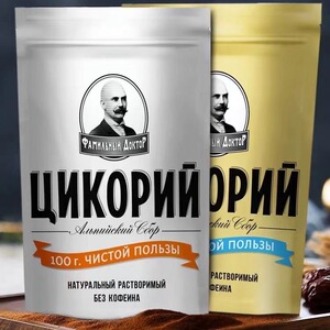 俄罗斯进口菊苣粉老教授牌菊苣粉100克美式法式冲饮正品
