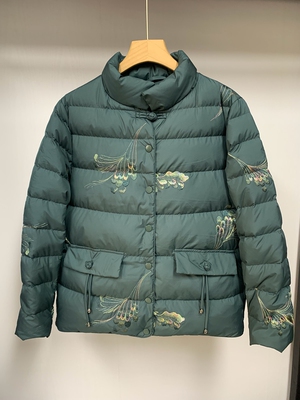 商场货冬季妈妈装90绒羽绒服