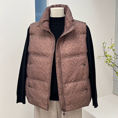 羽绒服坎肩马夹妈妈装冬季外套