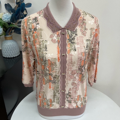 商场货春夏大码妈妈装女宽松T恤