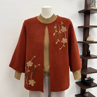 秋季新款两件套妈妈装宽松